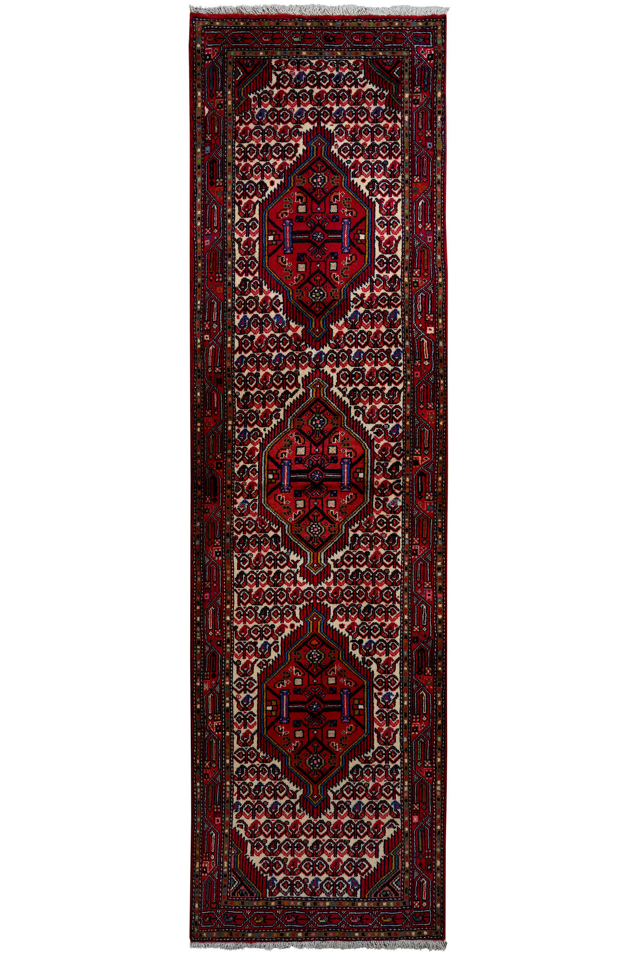 TEPPICH Assadabad Mehrfarbig 290/79 cm Schurwolle - Multicolor, Textil (79/290cm) - Looma