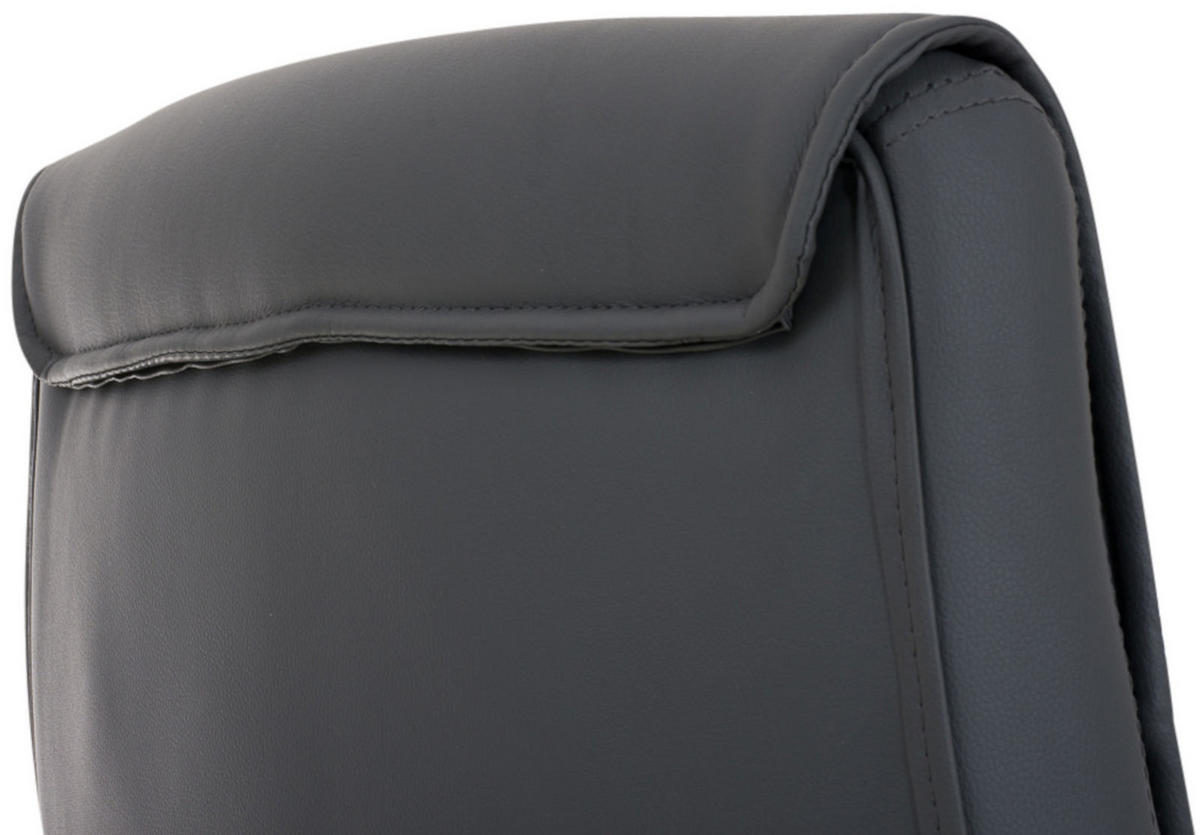 SCHWINGSTUHL 2er Set Lederlook grau - Grau, Textil/Metall (49/105/60cm) - CLP