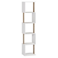 REGAL Maldivas 5 fächern weiß - Weiß, Holzwerkstoff (35/161/30cm) - VS Venta-stock