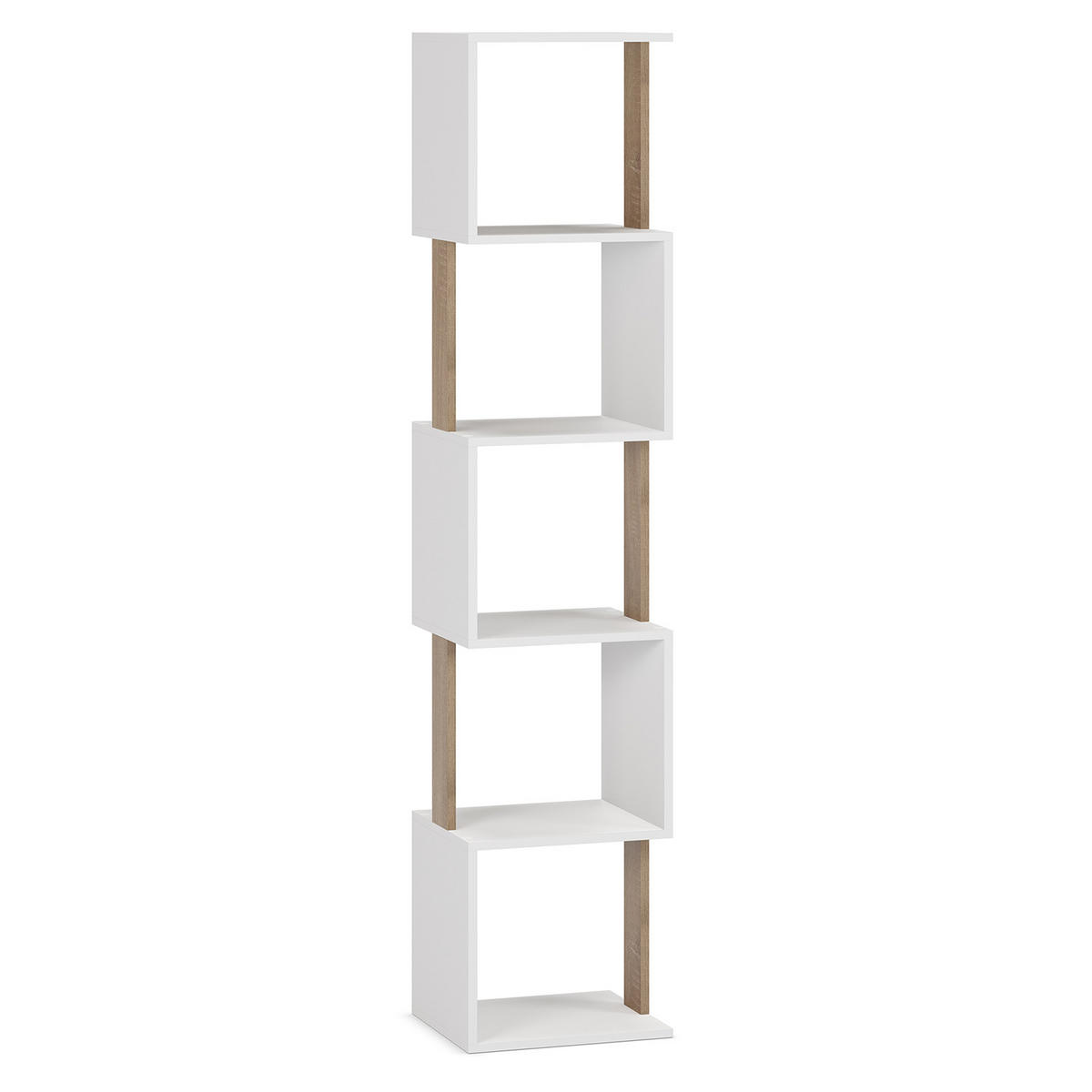 REGAL Maldivas 5 fächern weiß - Weiß, Holzwerkstoff (35/161/30cm) - VS Venta-stock