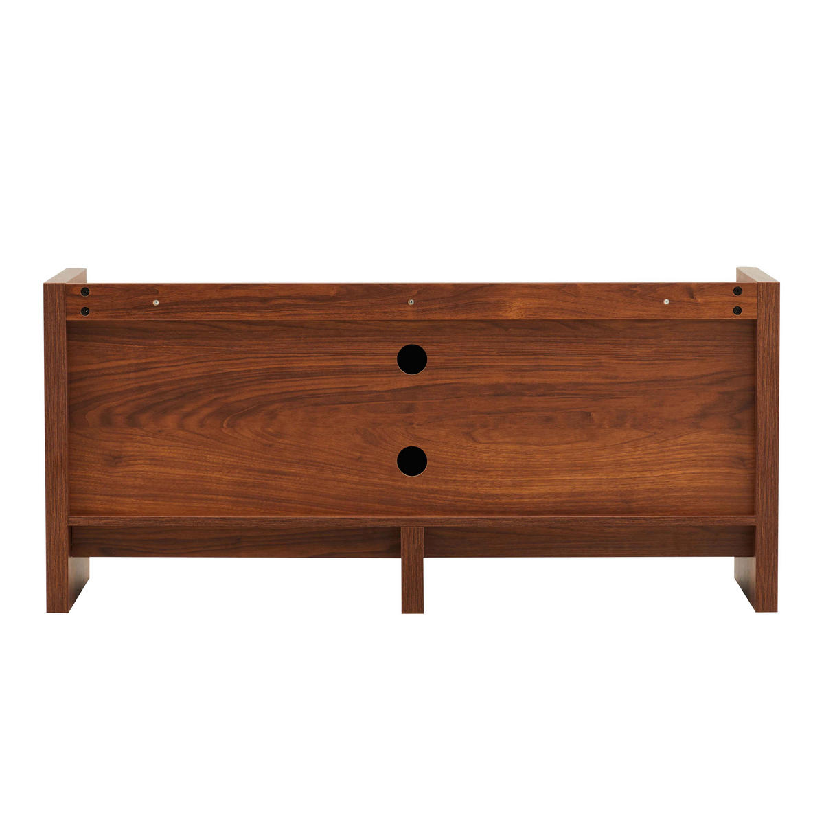 TV-SCHRANK 120 cm, dunkles holz - Braun, Holz (40/55/120cm) - Oviala