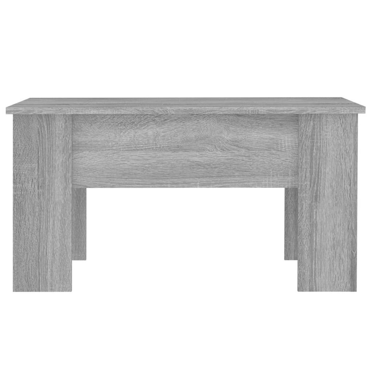 COUCHTISCH Grau Sonoma 79x49x41 cm Holzwerkstoff - Grau, Holzwerkstoff (79/49/41cm) - furnicato