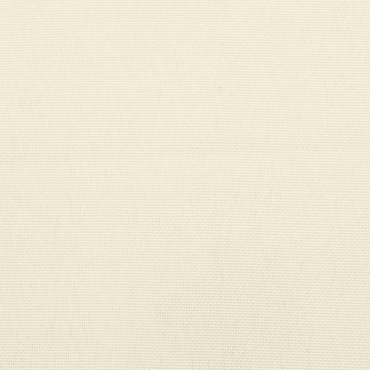 SONNENLIEGEN-AUFLAGE Creme 186/58/4 Cm Oxford-Gewebe - Creme, Textil (58/4/186cm) - vidaXL
