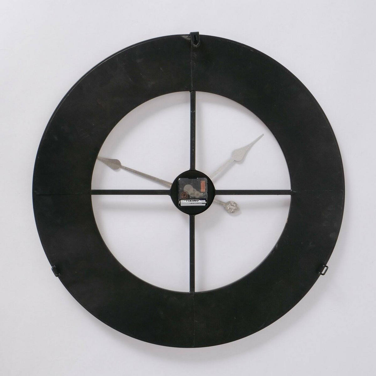LOFT-UHR Colorado Ø 60 cm - Schwarz, Holzwerkstoff (60/60/1cm) - Boltze Home