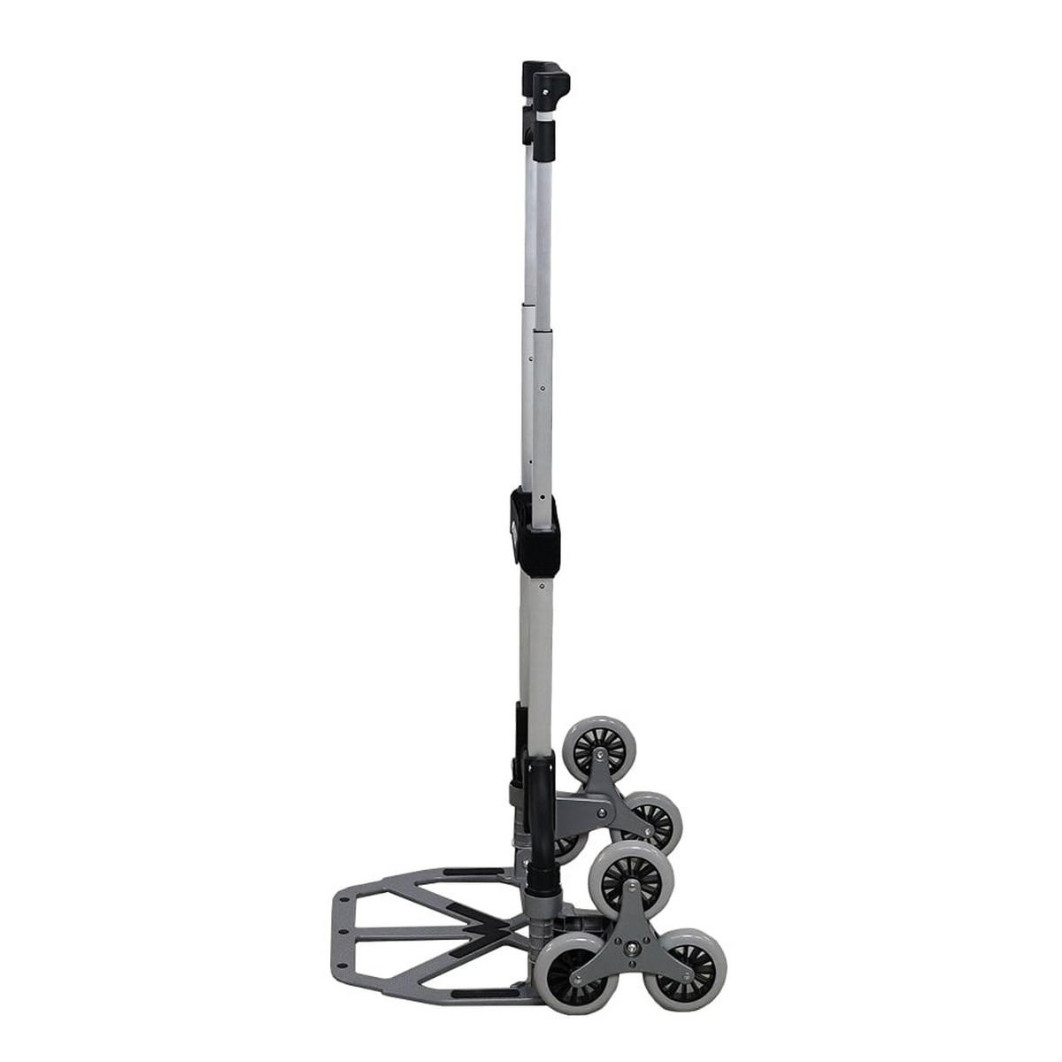 TREPPENSTEIGER Sackkarre Elephant klappbar 110x45x48cm Traglast 70kg AluminiumrahmenTRR Fachgummiräder Silber - Silberfarben, Metall (48/45/110cm) - PROREGAL