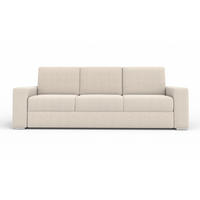3-SITZER SOFA TOCO 245 cm breit in Boucle Ecru - Ecru, Holzwerkstoff/Textil (245/90/92cm) - Deine Möbel 24