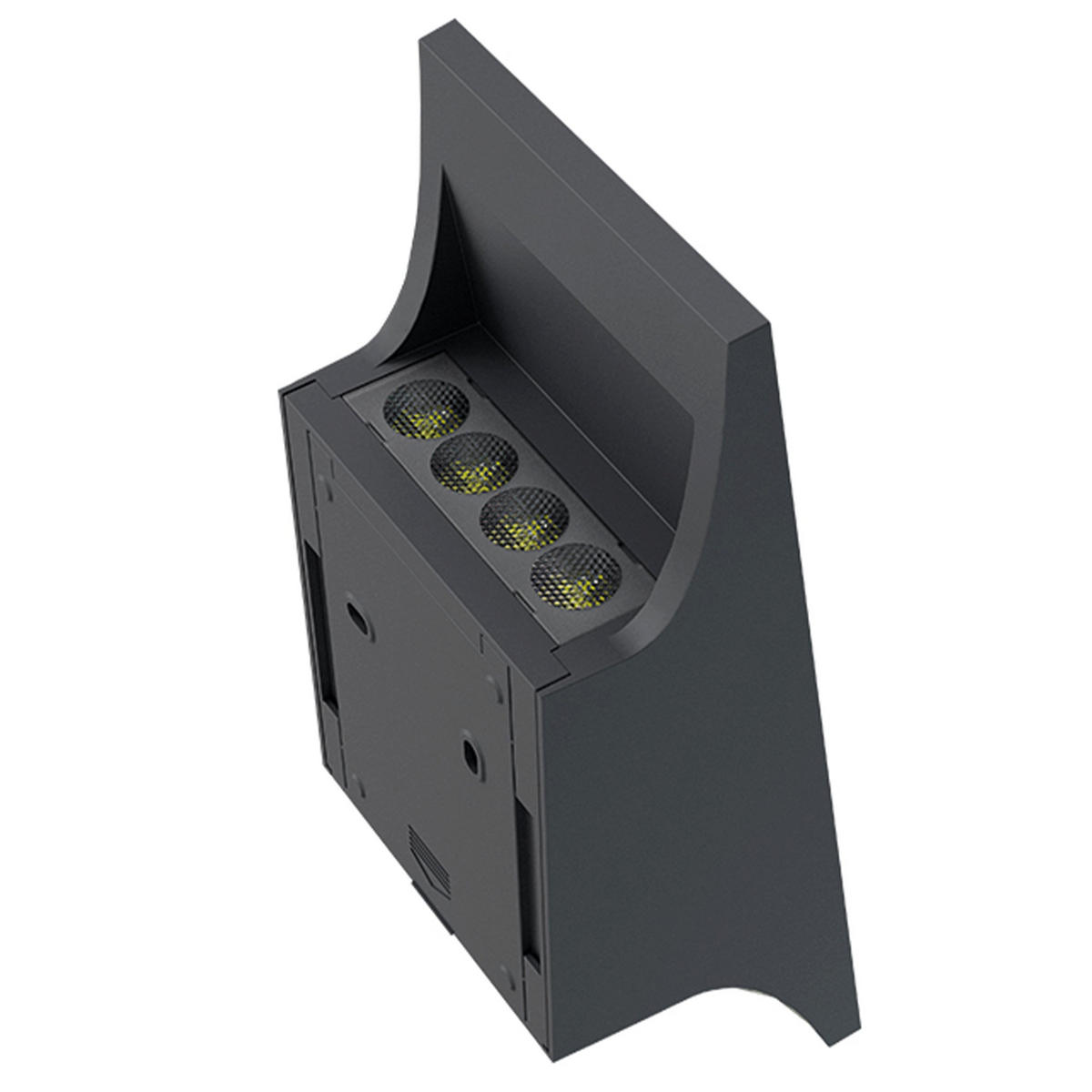 DAYLOR 700LM Solar-Wandleuchte - Schwarz, Kunststoff (21/10/7cm) - Lumisky