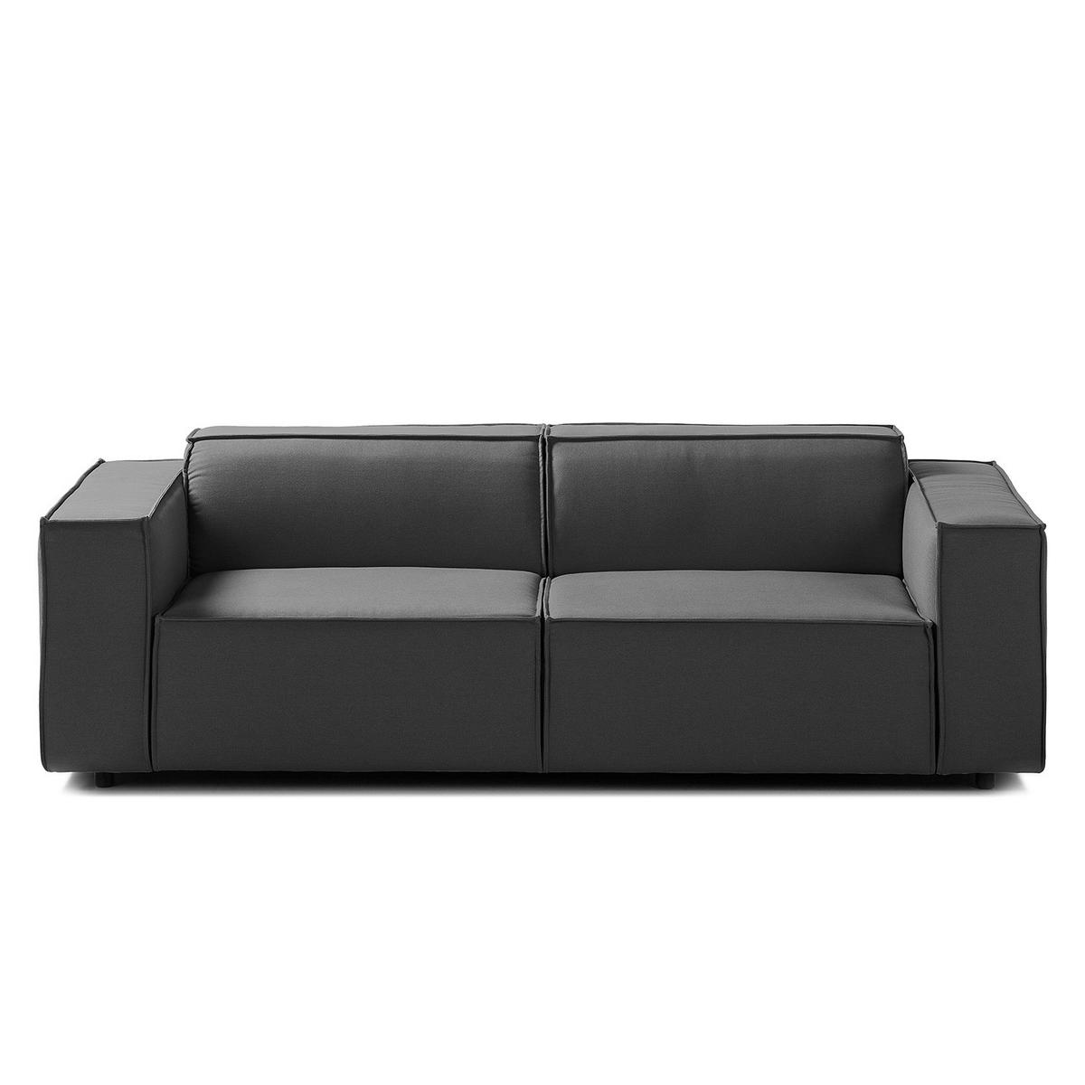 2,5-SITZER SOFA - Anthrazit, Textil (223/70/96cm) - home24