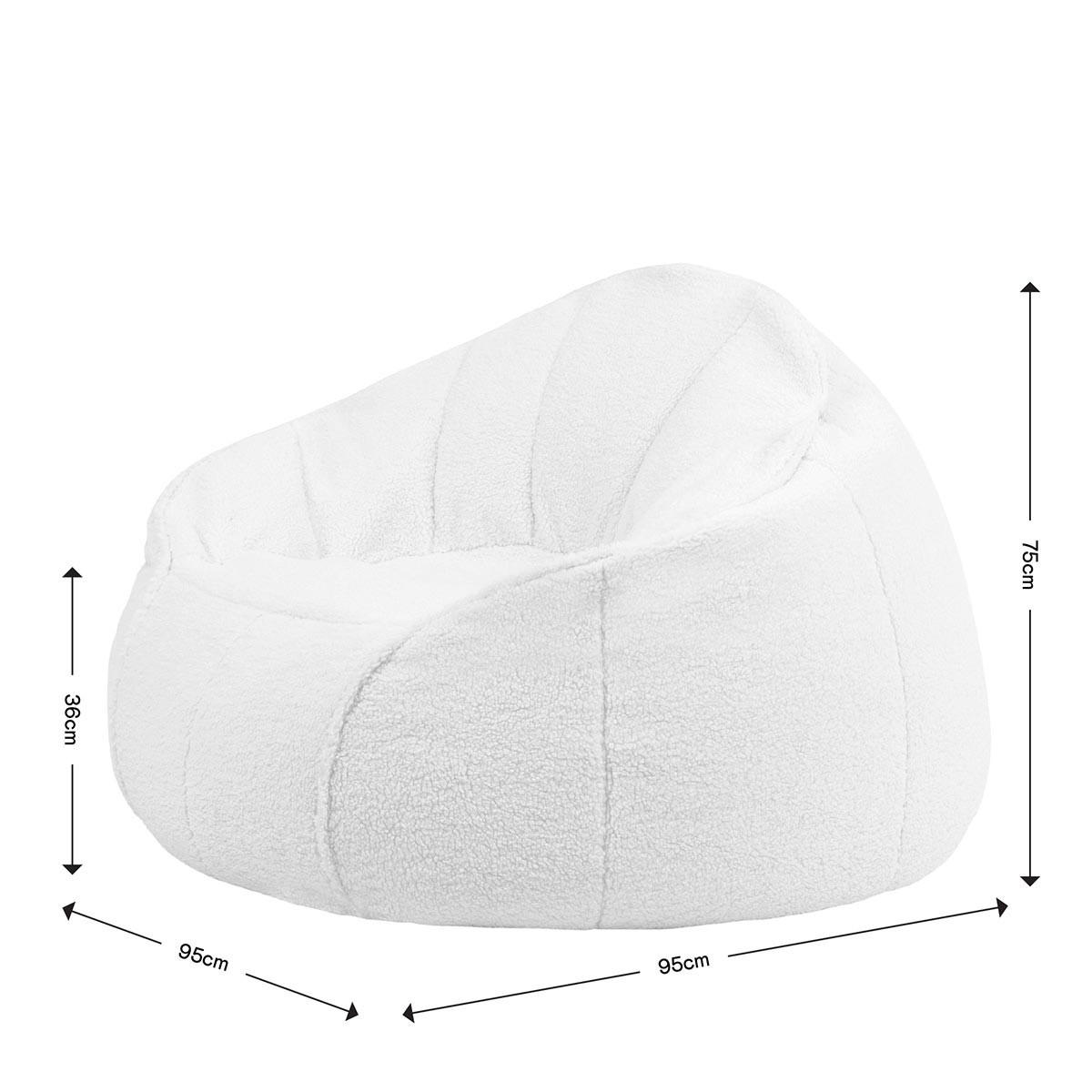 SITZSACK Sessel Riviera - Creme, Kunststoff (95/75/90cm) - icon