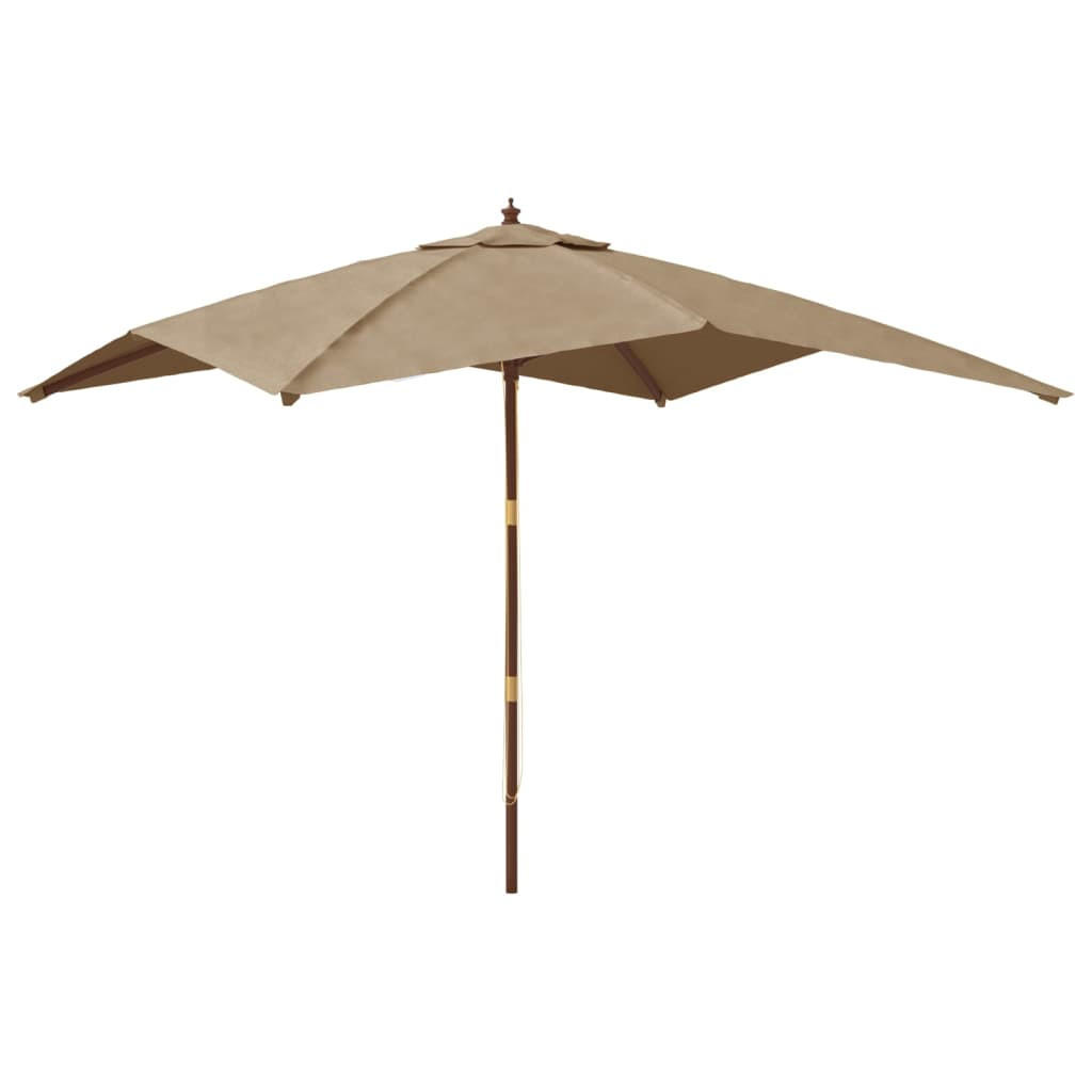 furnicato Sonnenschirm Taupe 300x300 cm