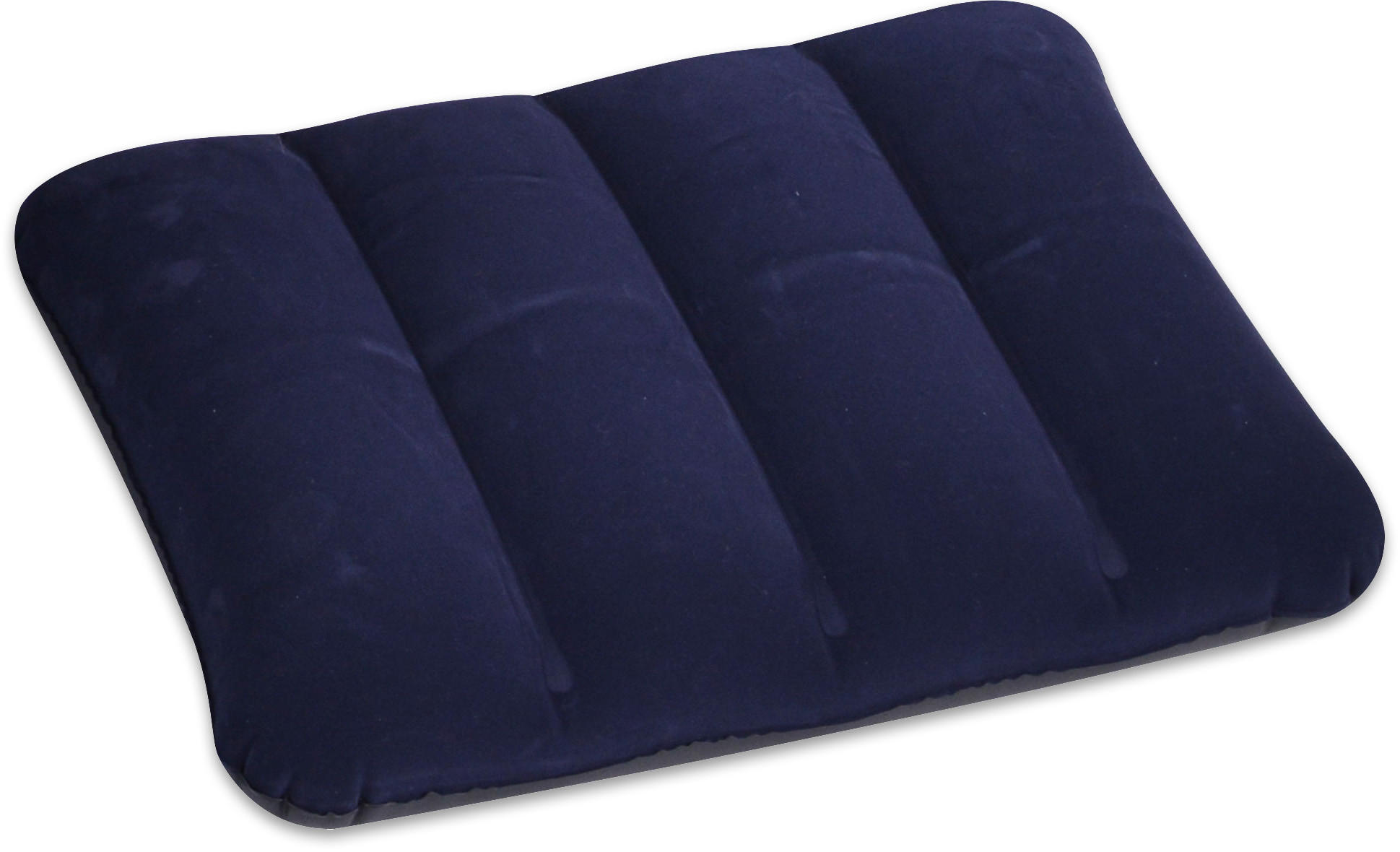 KOPFKISSEN aufblasbares Kissen Sitzkissen 48 x 34 x 12 cm blau - Blau, Kunststoff (34/48cm) - Avenli