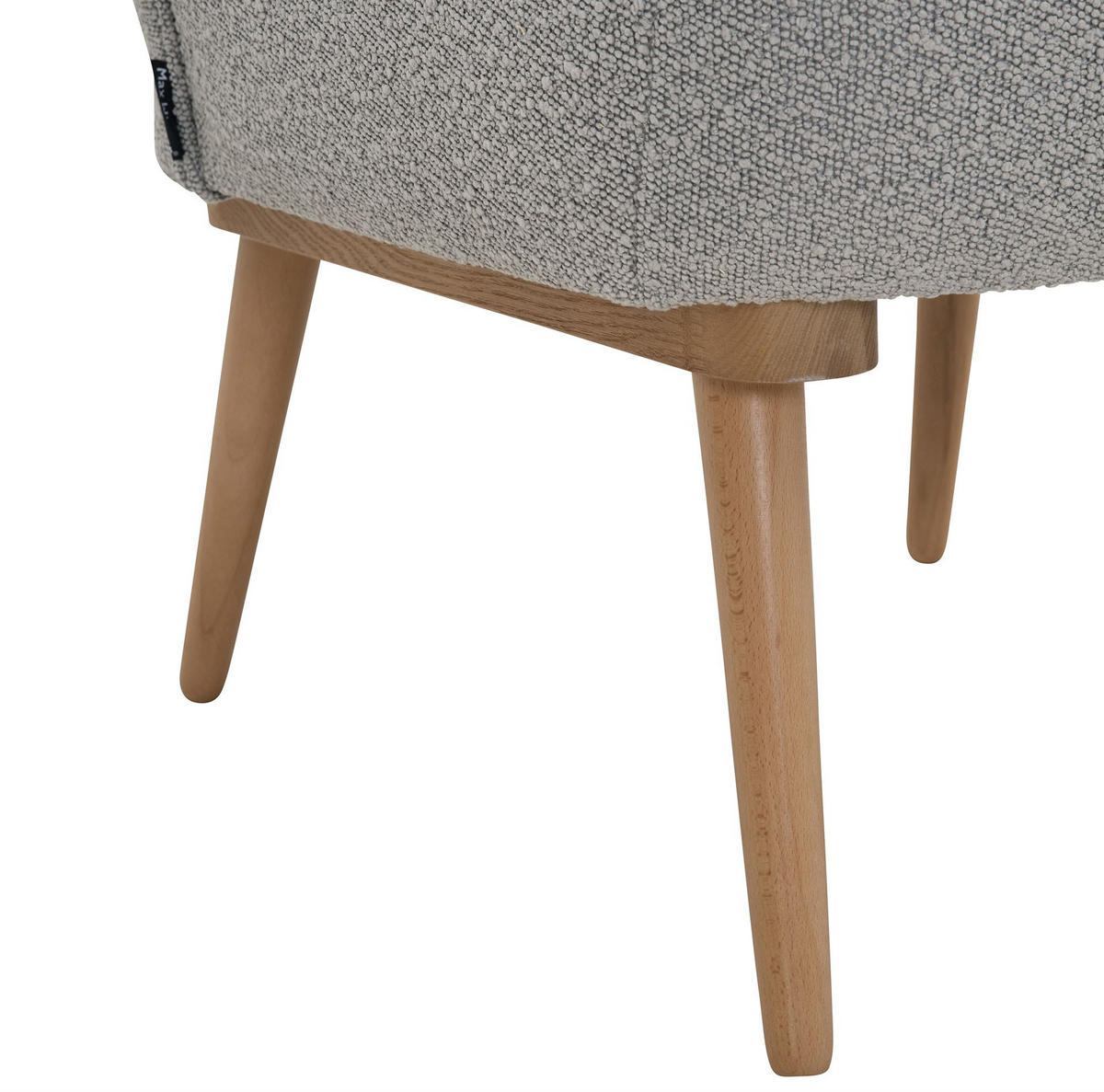 COCKTAILSESSEL Kayra Bouclé-Gewebe sahara - Sahara, Kunststoff (72/90/74cm) - 58aufmkessel