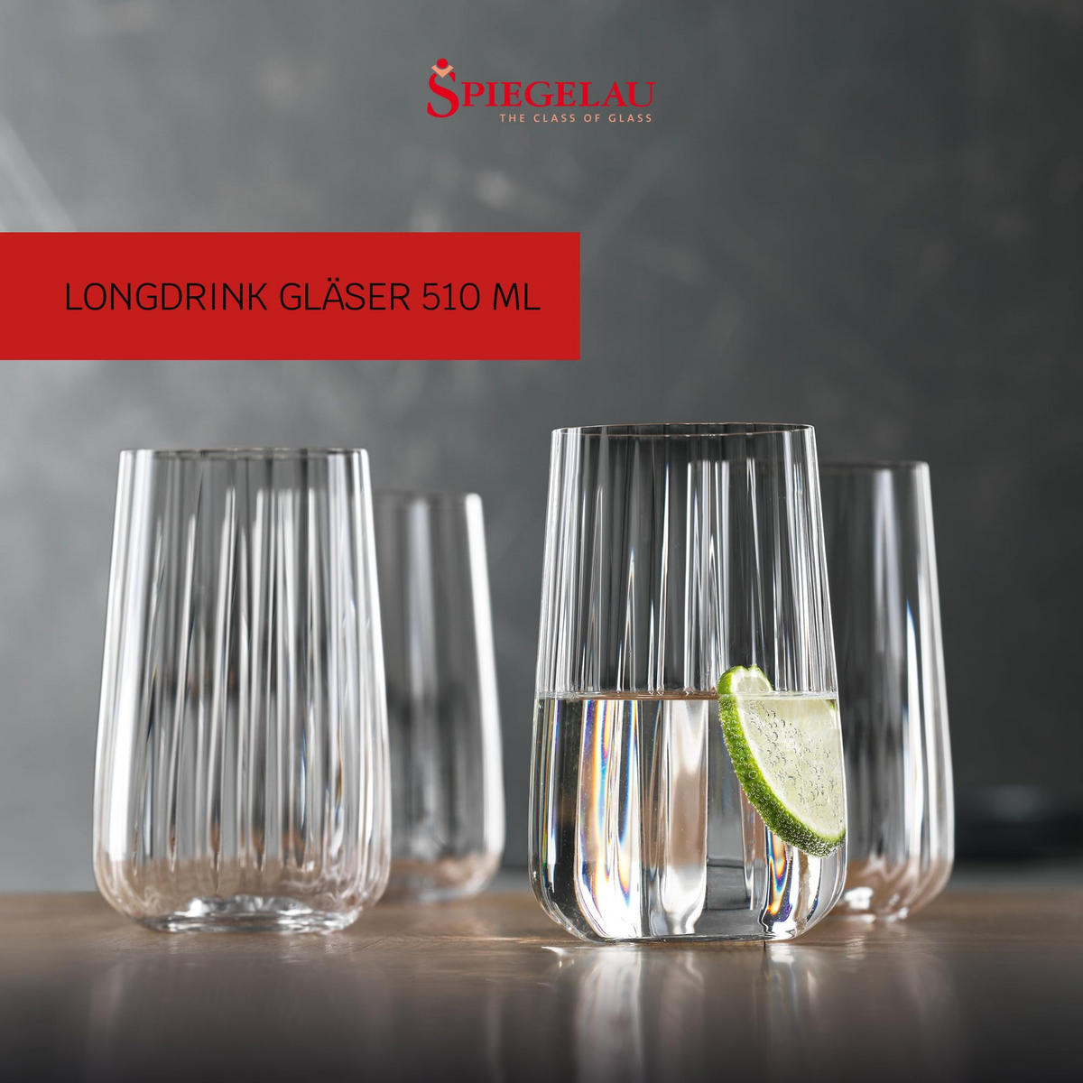 LONGDRINKGLÄSER Lifestyle transparent 510 ml 12er Set - Transparent, Glas (0.51L) - Spiegelau