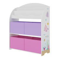 KINDERREGAL Orust - Pink/Lila, Holzwerkstoff (82.5/97.5/29.5cm) - [en.casa]