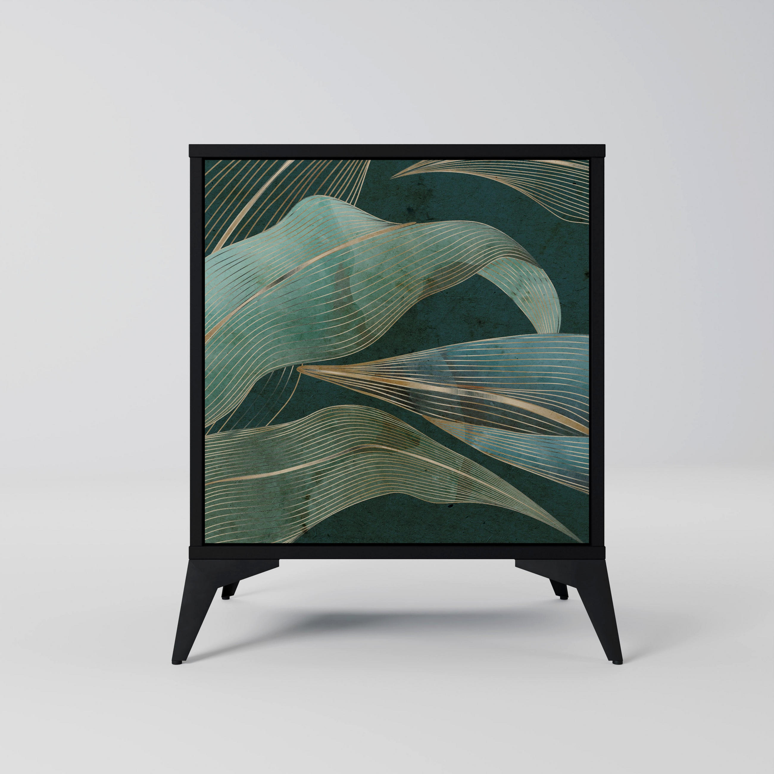 SpaceRebels Sideboard Schwarz 57.5x70.5x42 cm