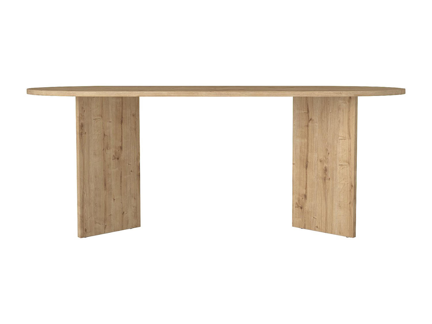 ESSTISCH - 8 Personen - Holz, Platte - Naturfarben Hell - TOPANIA - Naturfarben, Holz (90/200/74.7cm) - Vente-Unique