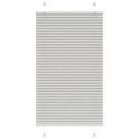 PLISSEE 80/150 cm Stoffbreite 79,4 cm aus Polyester Hellgrau - Hellgrau, Textil (80/150cm) - vidaXL