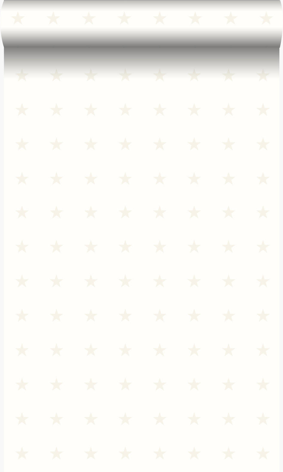 TAPETE kleine Sterne 53 cm x 10.05 m - Grau, Papier (53/1000cm) - Origin Wallcoverings