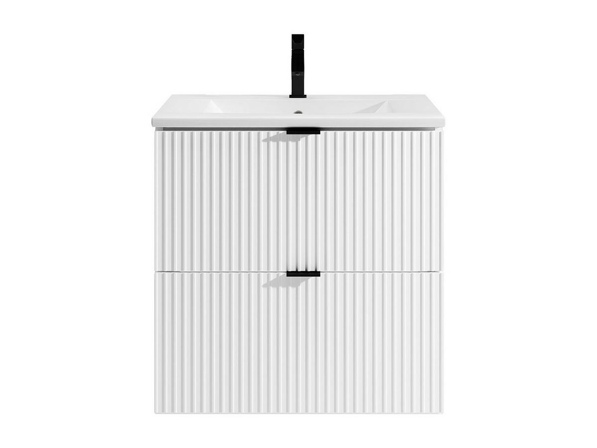 EINZELWASCHTISCH - 60cm x 47cm - MDF - weiß - ZEVINI - Weiß, Holz (60/60/47cm) - Vente-Unique