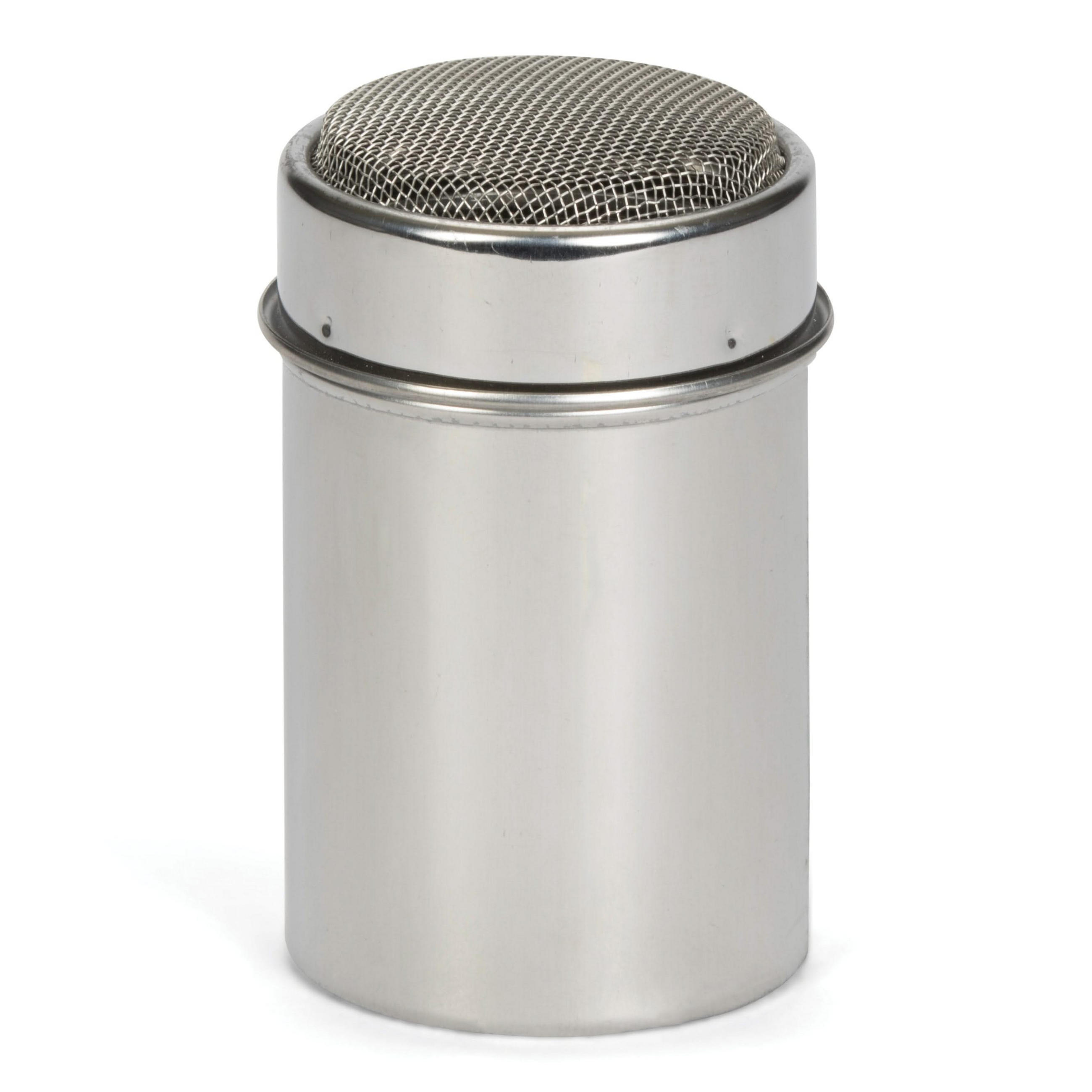 ZUCKERDOSE Puderzuckerstreuer Edelstahl - Silberfarben, Metall (5.3/10cm) - Patisse 