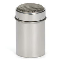 ZUCKERDOSE Puderzuckerstreuer Edelstahl - Silberfarben, Metall (5.3/10cm) - Patisse 