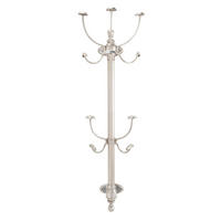 WANDGARDEROBE mit 9 Haken - Silberfarben, Metall (25/100/35cm) - Signature