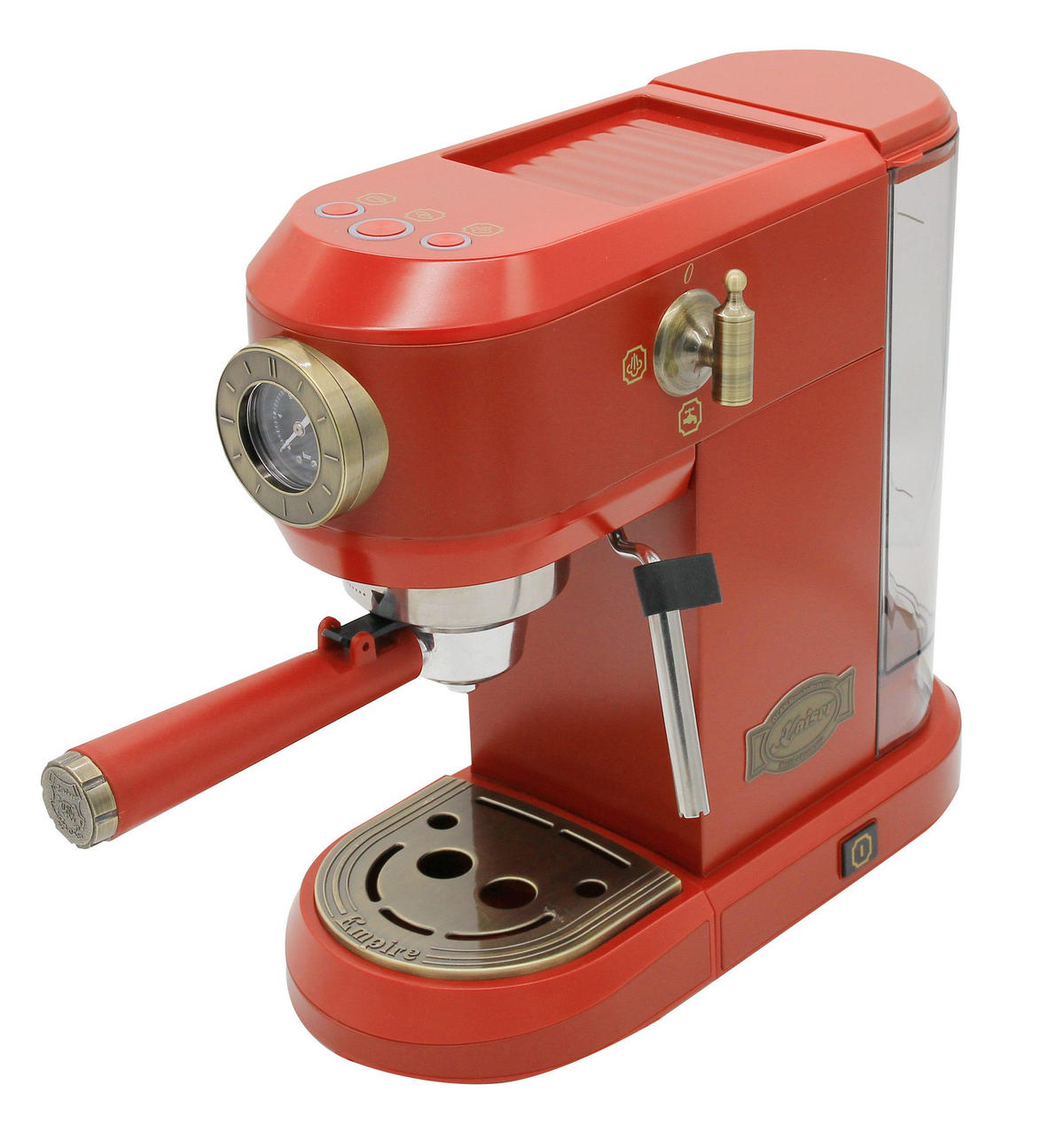 KAFFEEMASCHINE KA 2005 RotEm, Bordeaux , 19 bar, Siebträger-Espressomaschine - Bordeaux, Metall (14.5/31/29.5cm) - Kaiser Küchengeräte