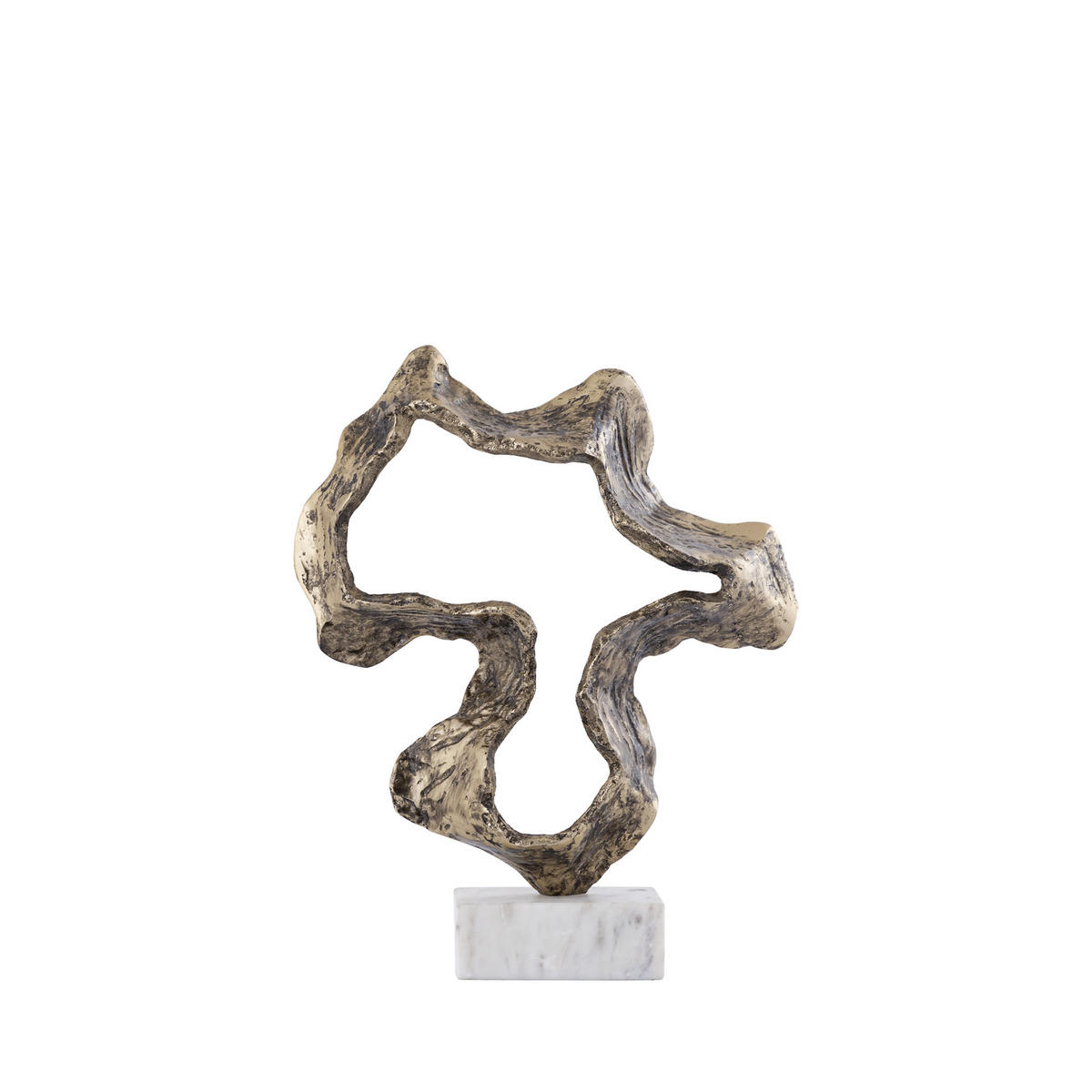SKULPTUR Maryan Gold 33/7/42cm - Goldfarben, Metall (7/42/33cm) - PTMD Collection