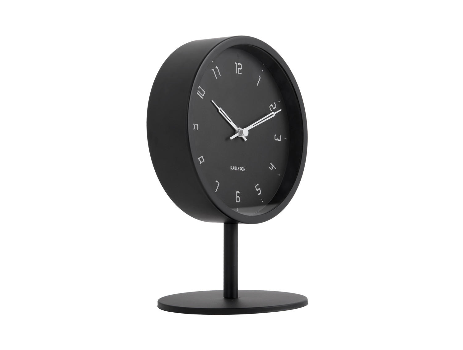 TISCHUHR Stark 4.5/22.5 cm - Schwarz, Metall (15/22.5/4.5cm) - Karlsson