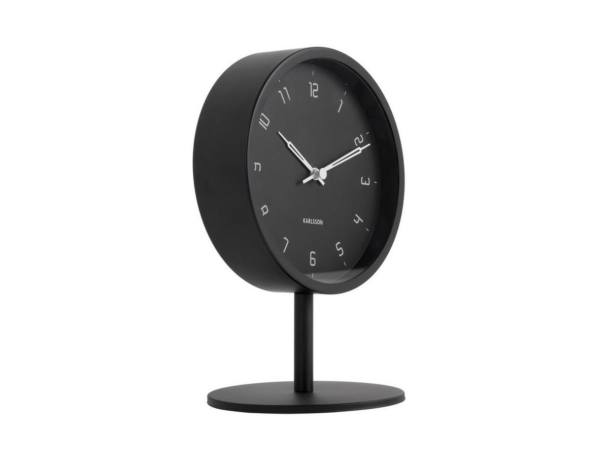 TISCHUHR Stark 4.5/22.5 cm - Schwarz, Metall (15/22.5/4.5cm) - Karlsson