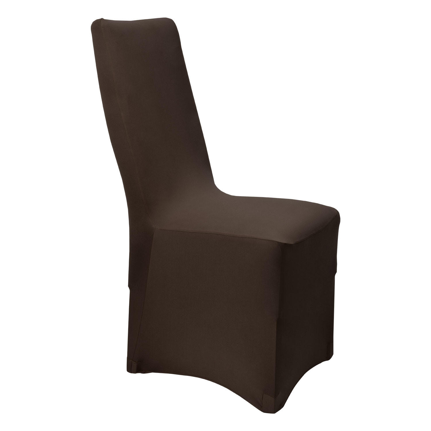 STUHLHUSSE Leona Stretch Bankett 95x45cm Braun - Braun, Textil (45/95cm) - Beautissu 
