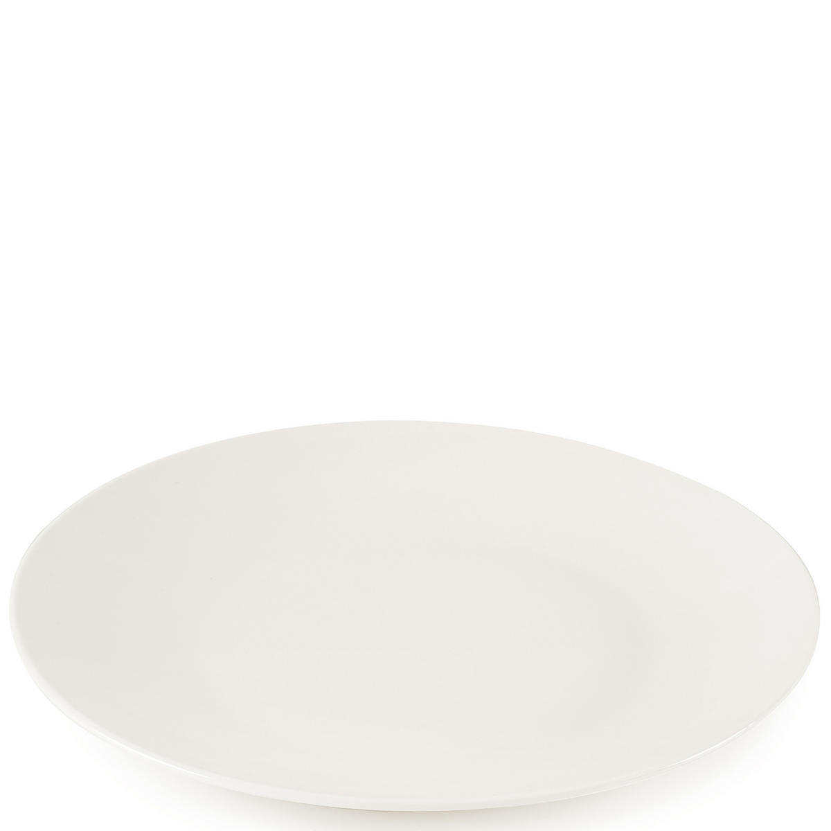 TELLER-SET SPEISETELLERSET AD BELLA 6-tlg ,Porzellan, ecru - Ecru, Keramik (26cm) - KONSIMO®