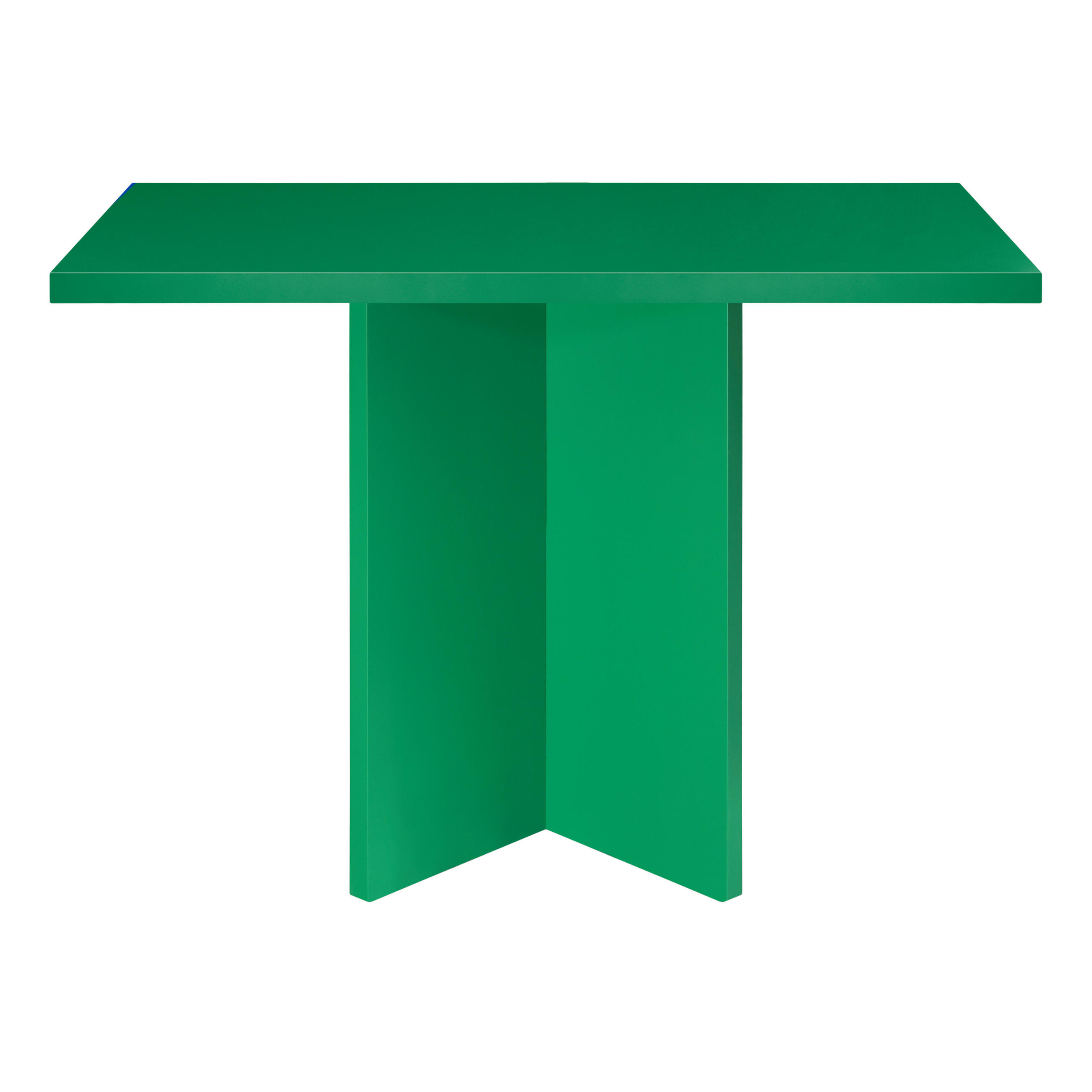 ESSTISCH Quadratischer aus lackiertem MDF, 100/100 cm, Grün - Smaragdgrün, Holzwerkstoff (100/100/75cm) - RNT By Really Nice Things