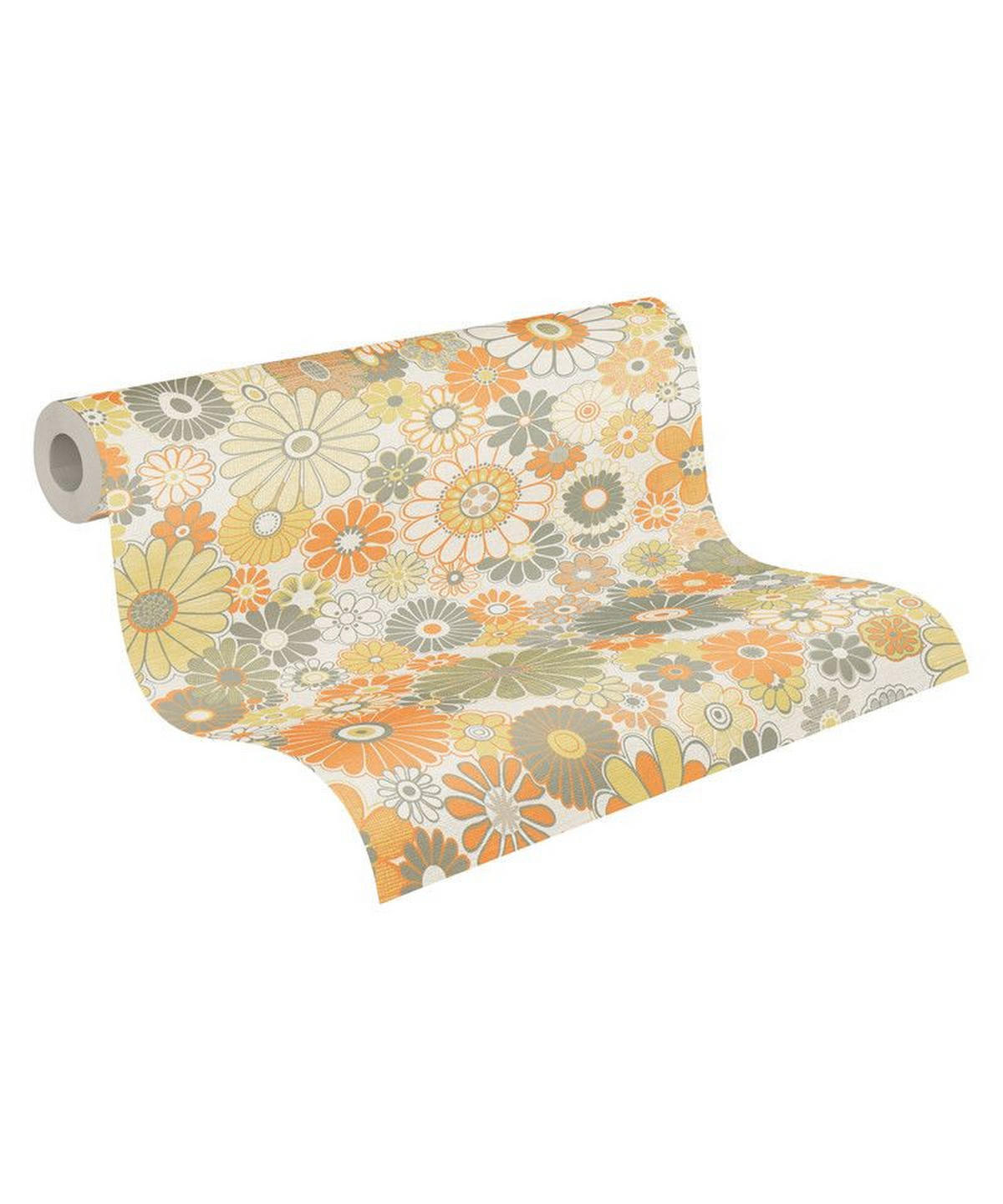 VLIESTAPETE Grau 53/850 cm - Grau, Textil (53/1cm) - KUNSTLOFT