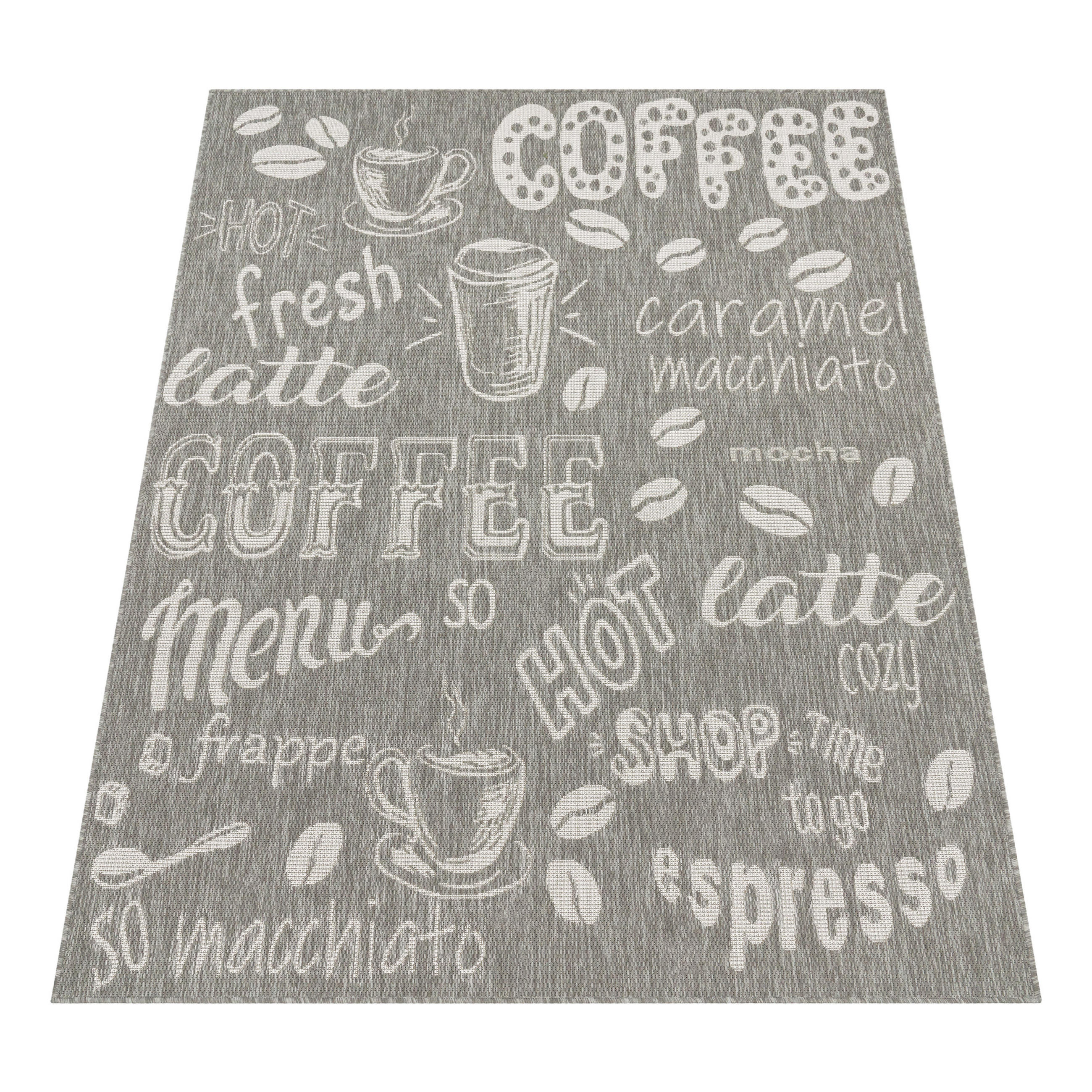 OUTDOORTEPPICH 240/340 cm Kitchen 382 - Grau, Textil (240/340cm) - Paco Home