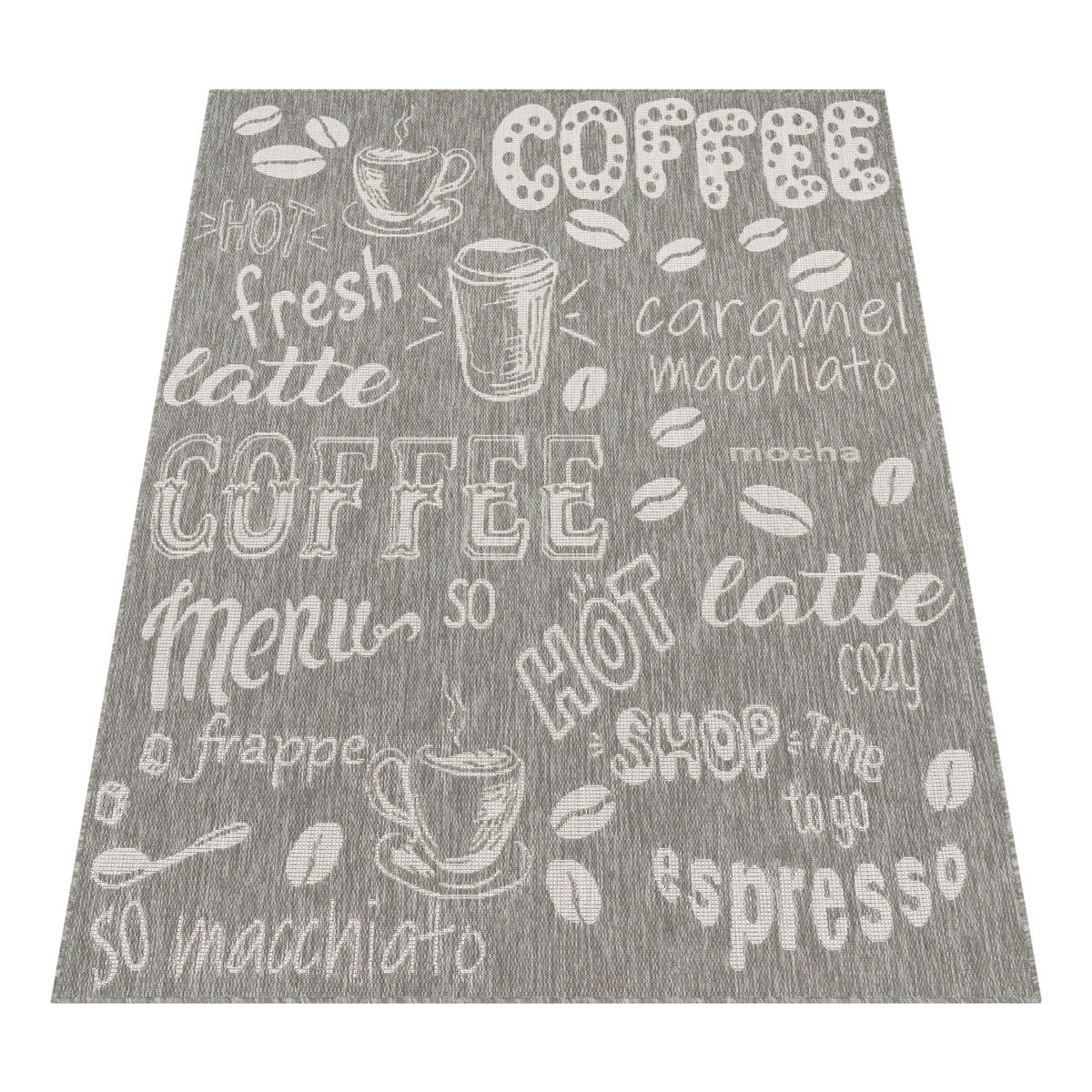 OUTDOORTEPPICH 240/340 cm Kitchen 382 - Grau, Textil (240/340cm) - Paco Home