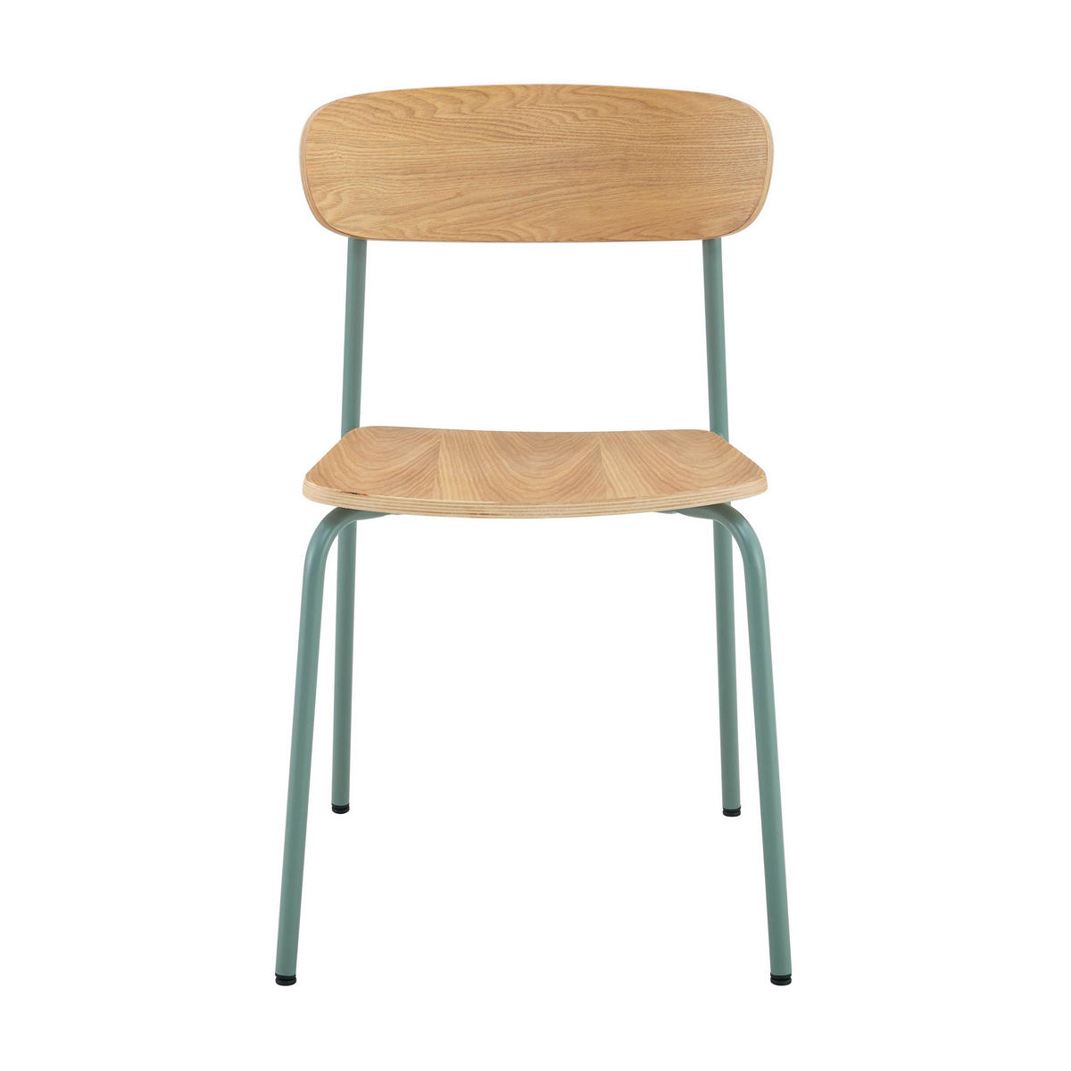 STUHL 2-tlg., Hellblau - Blau, Metall (46/78/52cm) - Oviala