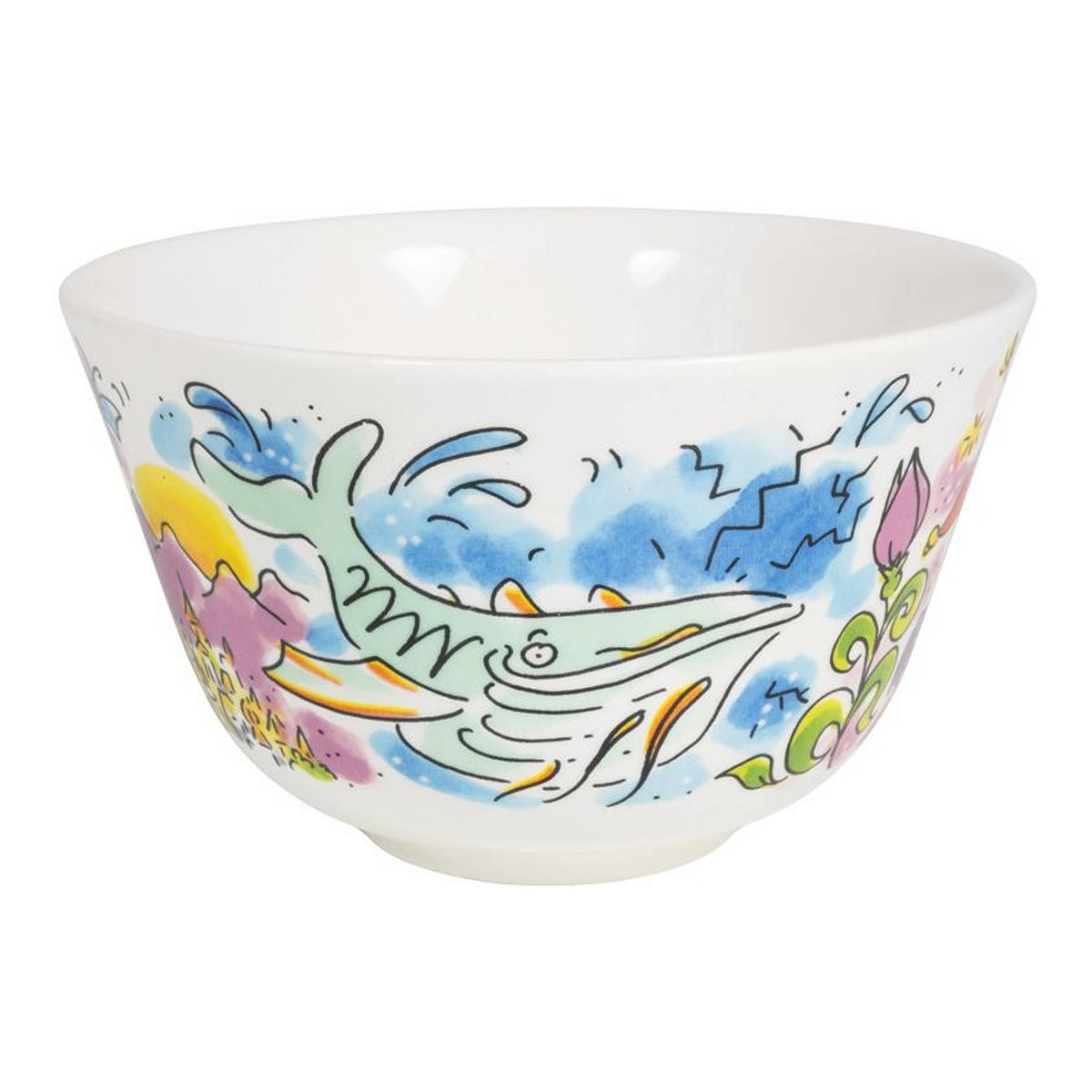 SCHALE Symbolica in Bunt - 14cm - Multicolor, Keramik (14.3/9/14.3cm) - Blond Amsterdam