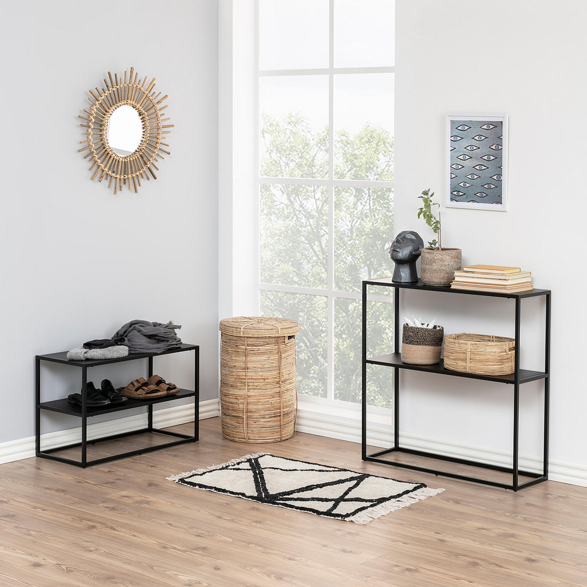 REGAL - Schwarz, Metall (80/81/26cm) - home24