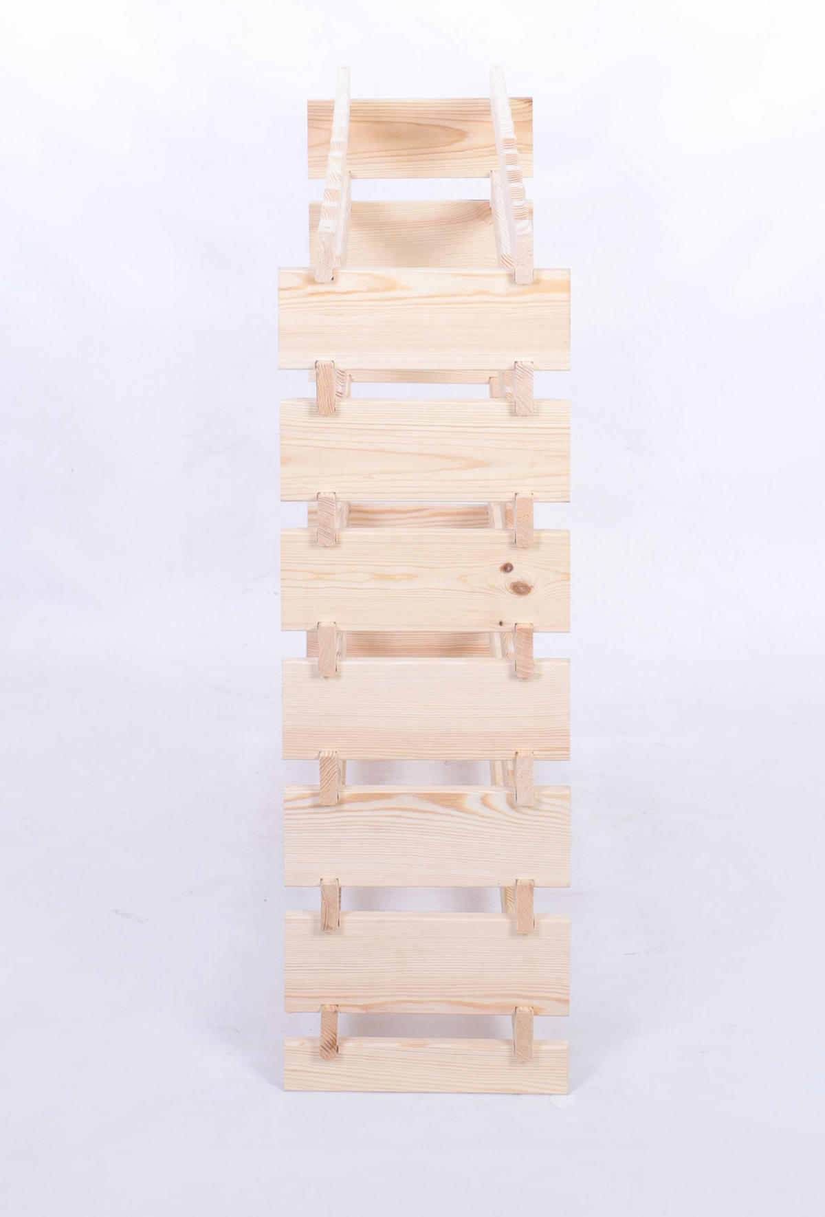 WEINREGAL VINOTECA FLEX PRO HxBxT 93x103x28cm 70 Flaschen auf 7 Ebene Natur unbehandelt - Naturfarben, Holz (103/93/28cm) - PROREGAL