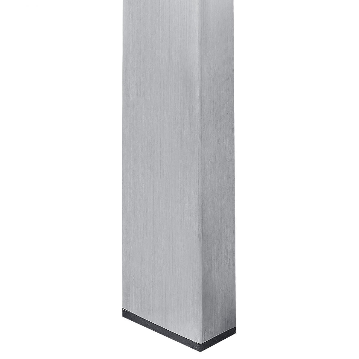 GARTENTISCH Keramik-Glas Granit Optik schwarz 180/90 cm Cosoleto - Silberfarben/Schwarz, Glas (180/90/75cm) - Beliani