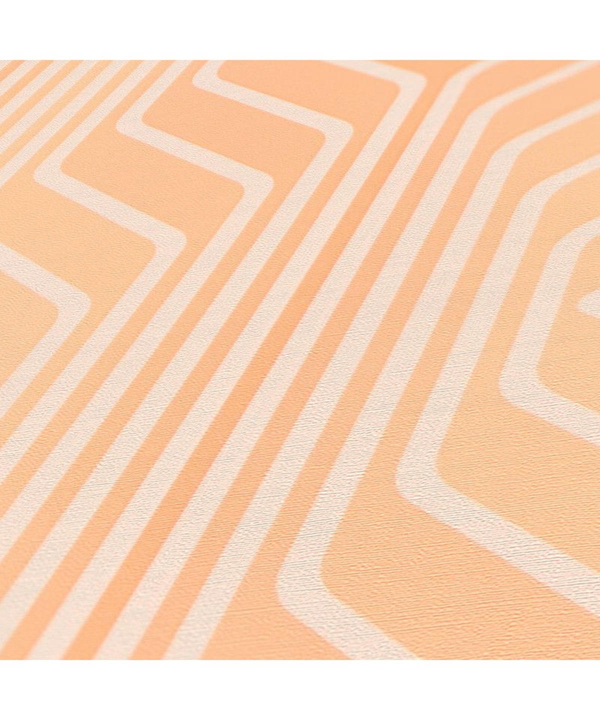 VLIESTAPETE Orange 53/850 cm - Orange, Textil (53/1cm) - KUNSTLOFT