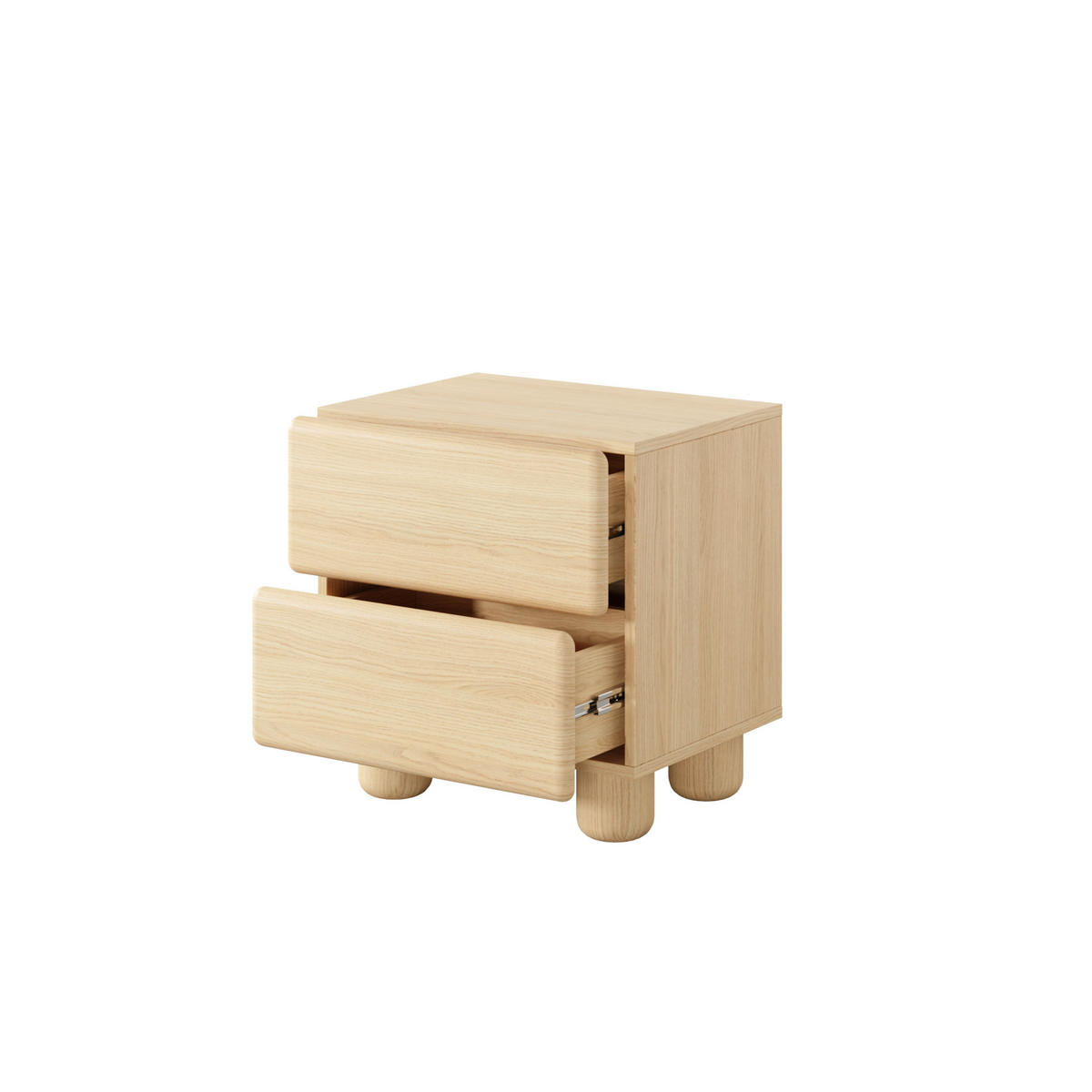 NACHTTISCH: Vicenza-Eiche, 50,1 x 51,7 x 38 cm - Eichefarben, Holzwerkstoff (50.1/51.7/38cm) - 3XE LIVING