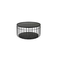 COUCHTISCH Lance - Schwarz - 60/60/31 cm - Schwarz, Glas (60/60/31cm)