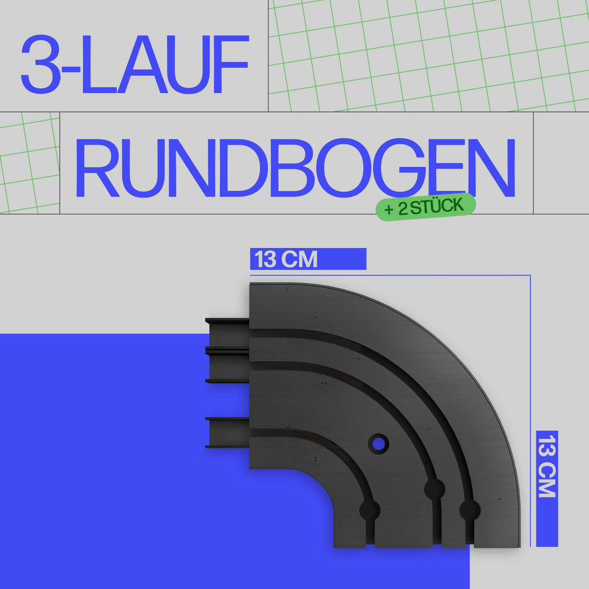 GARDINENSCHIENE inkl. Rundbögen 90cm 3-läufig - Schwarz, Kunststoff (10/1.8/90cm)