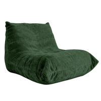 PAT ELASTIC, lemn de pin, alb, 140x200cm, cu trepte și spațiu de depozitare - verde, material textil (90/80/100cm) - Urban Meuble