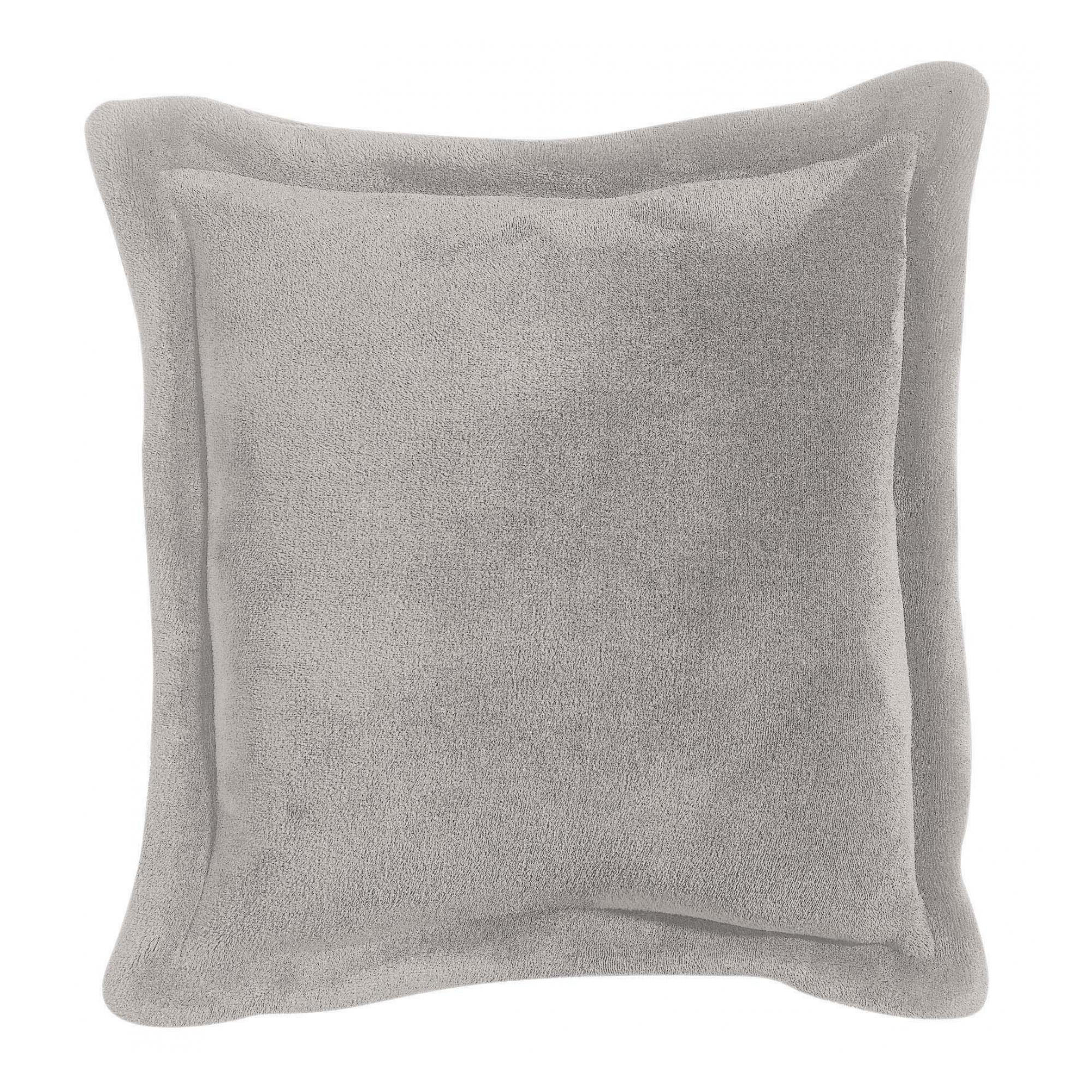 KISSEN Tender perlweiß 50 x 50 cm - Hellgrau, Textil (50/50cm) - Vivaraise
