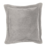 KISSEN Tender perlweiß 50 x 50 cm - Hellgrau, Textil (50/50cm) - Vivaraise