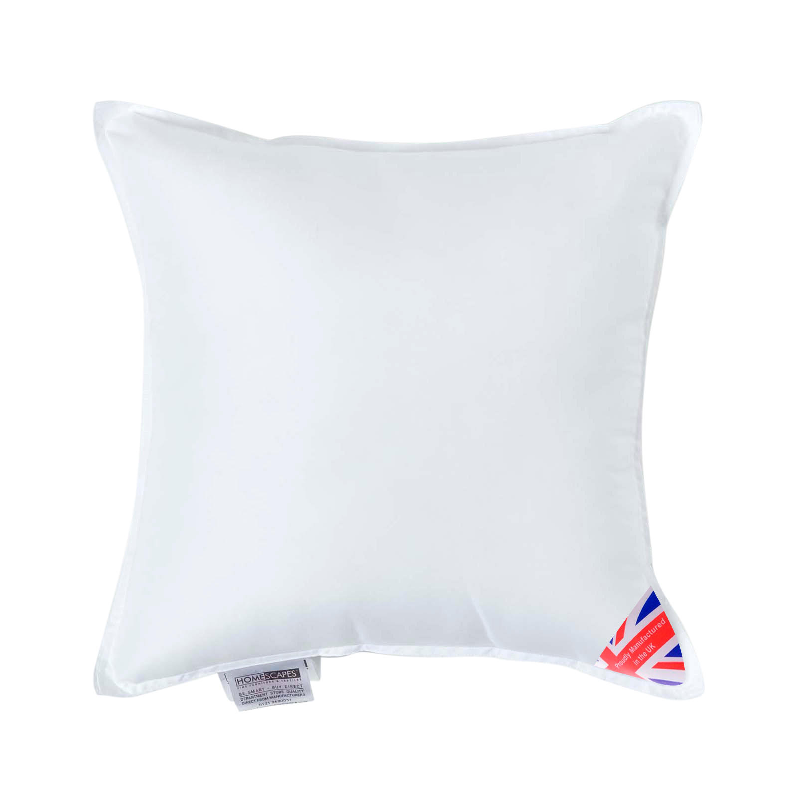 FÜLLKISSEN 45/45 cm – Super-Mikrofaser - Weiß, Textil (45/45cm) - Homescapes