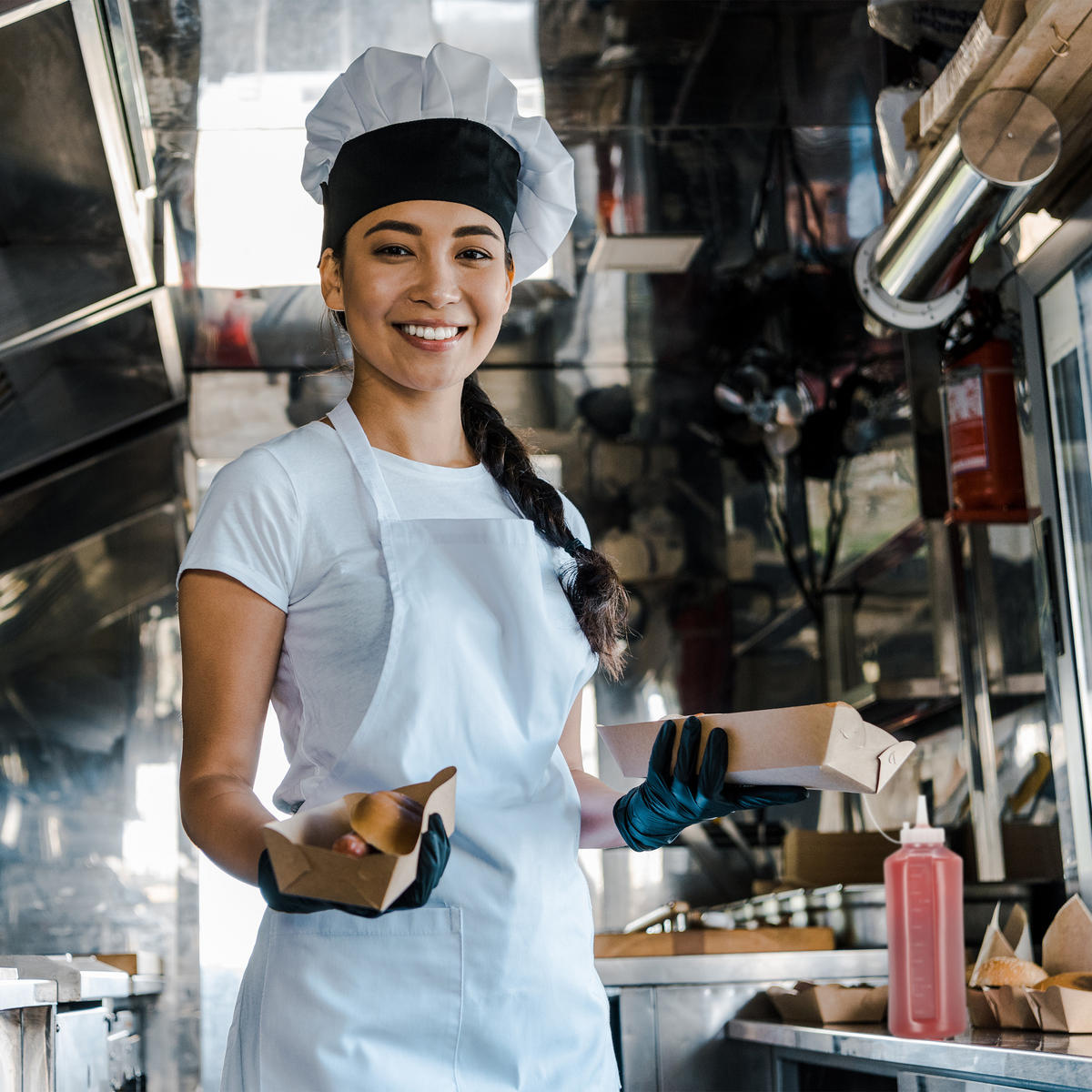 4xQUETSCHFLASCHE - Transparent, Kunststoff (8/26/8cm) - Relaxdays